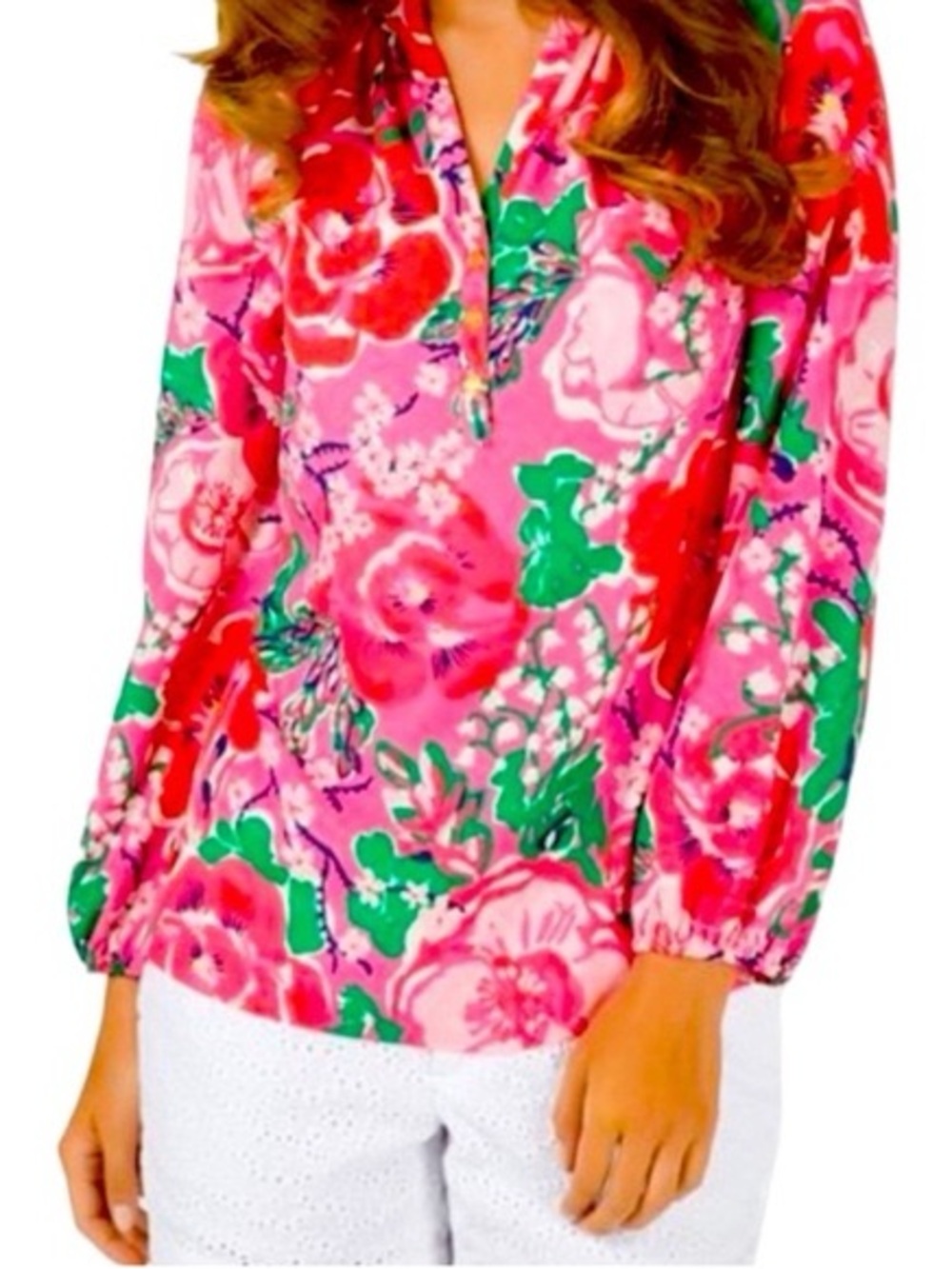 Lilly Pulitzer Alina Top in the "Thing Called Love"